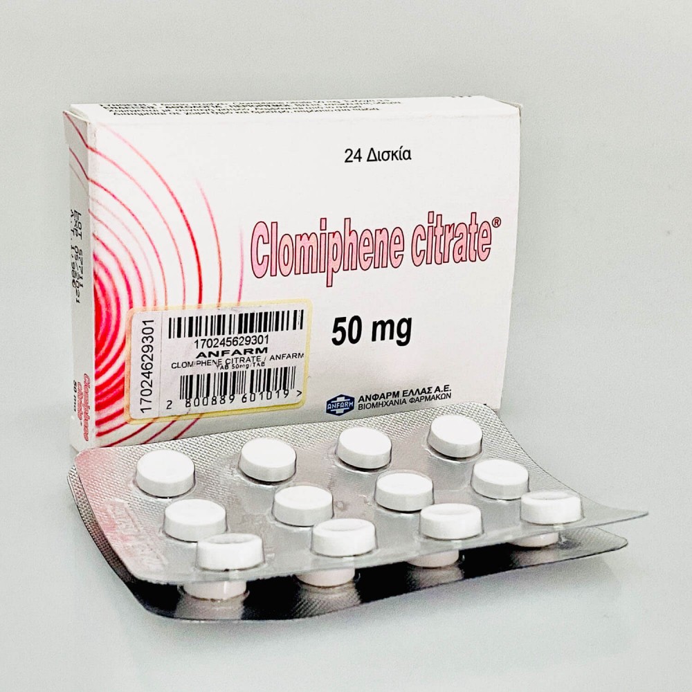 Clomiphene Citrate - 24 tabs (50mg/tab)